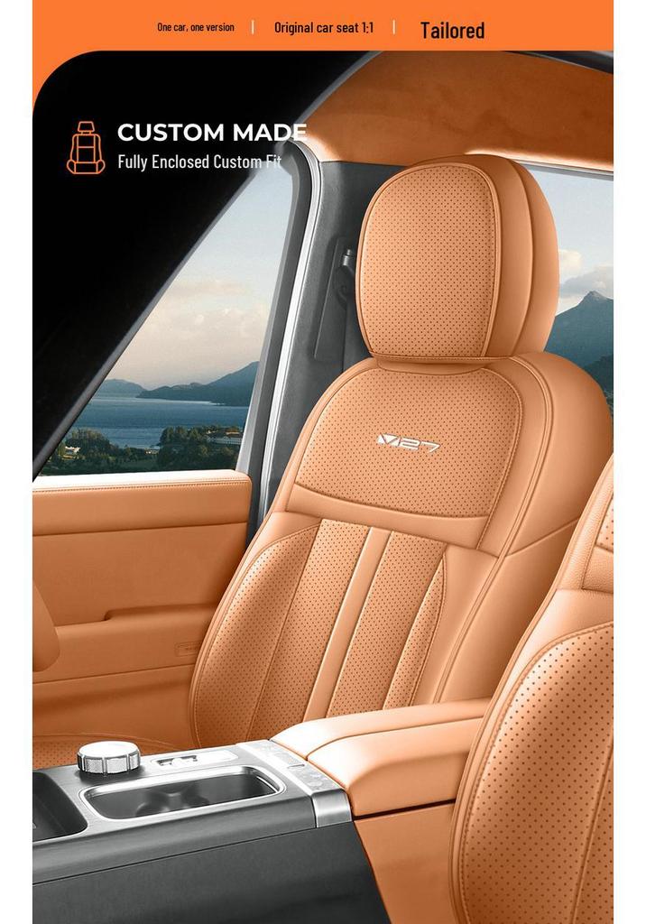 Durable Full Coverage Leather Car Seat Covers for 2026 Chery iCAR V27