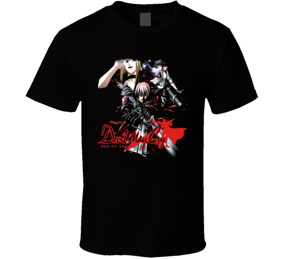 Devil May Cry Dante Trish Lady Anime Video Game T Shirt M