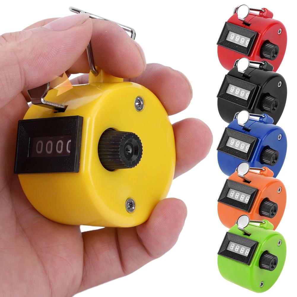 Handheld Tally Counter 4-Digit Number Count Clicker Counter Hand Counter for Counting Knitting Coaching Golf Fishing