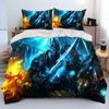 World of Warcraft,WOW ,Game Gamer Comforter Bedding Set,Duvet Cover Bed Set Quilt Cover Pillowcase,king Queen Size Bedding Set