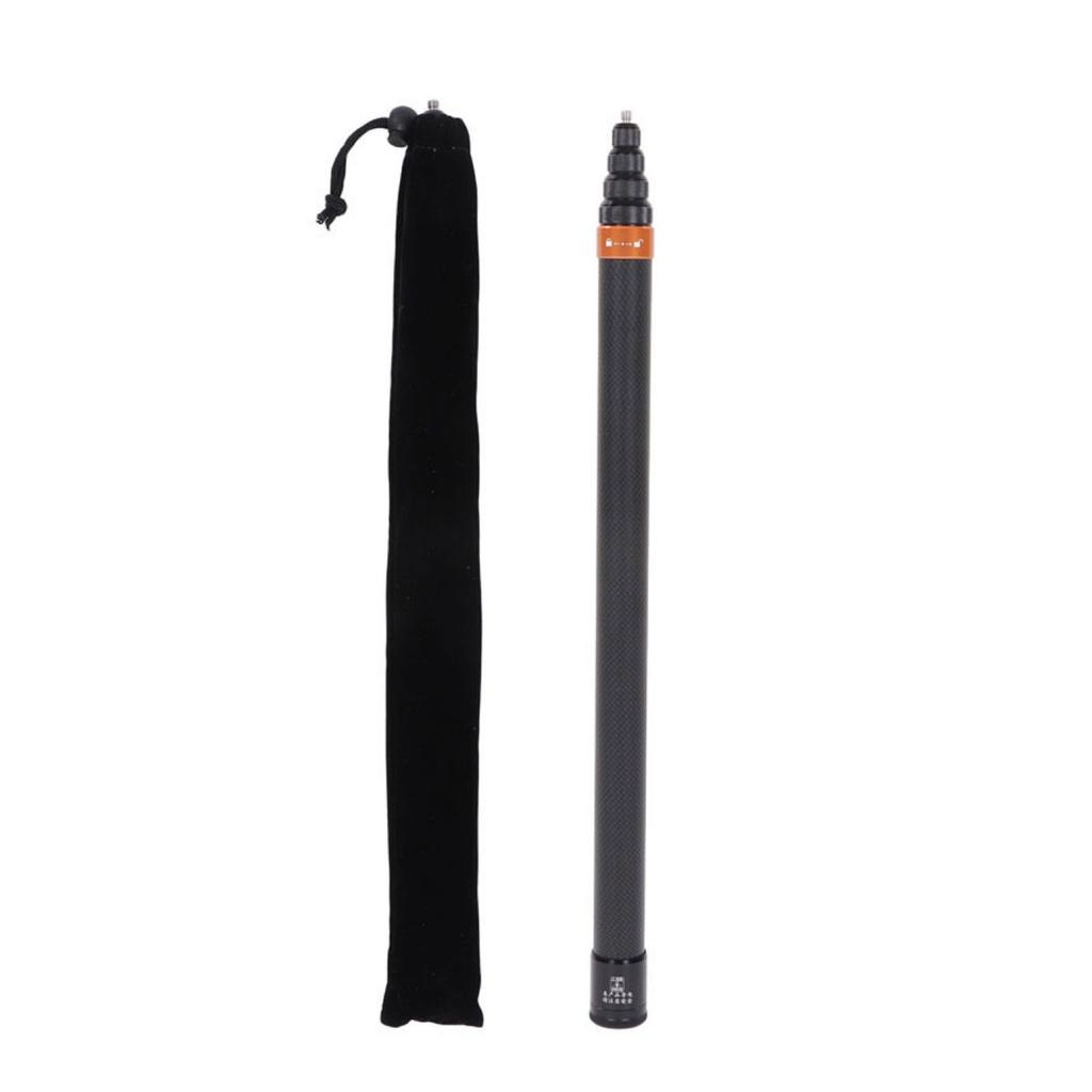 Extendable Action Camera Selfie Rod Invisible Selfie Stick Carbon Fiber Invisible Selfie Stick for Outdoor Sport Camera