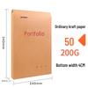 Thick Kraft Paper Manila Envelope File Folder A3/A4 Large Capacity Office Storage Bag