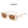 Sunglasses Woman  Fashion Vintage Rectangle Frame Purple Pink Square Sun Glasses Man Lady Eyewear UV400