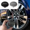 4 Piezas 59mm Tapa Central de Cubo de Rueda de Coche Insignia Cubierta Accesorios Para Audi Sline A1 A2 A3 A4 A5 A6 A7 A8 TT Q1 Q2 Q3 Q5 Q8 QUATTRO