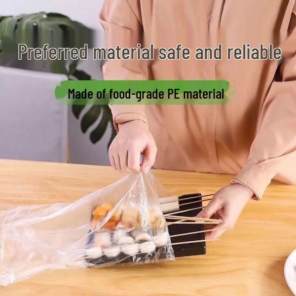 Thickened PE Vest-Style Fresh-Keeping Bags – Disposable Handbag Plastic Bags In Large, Medium, and Small Sizes