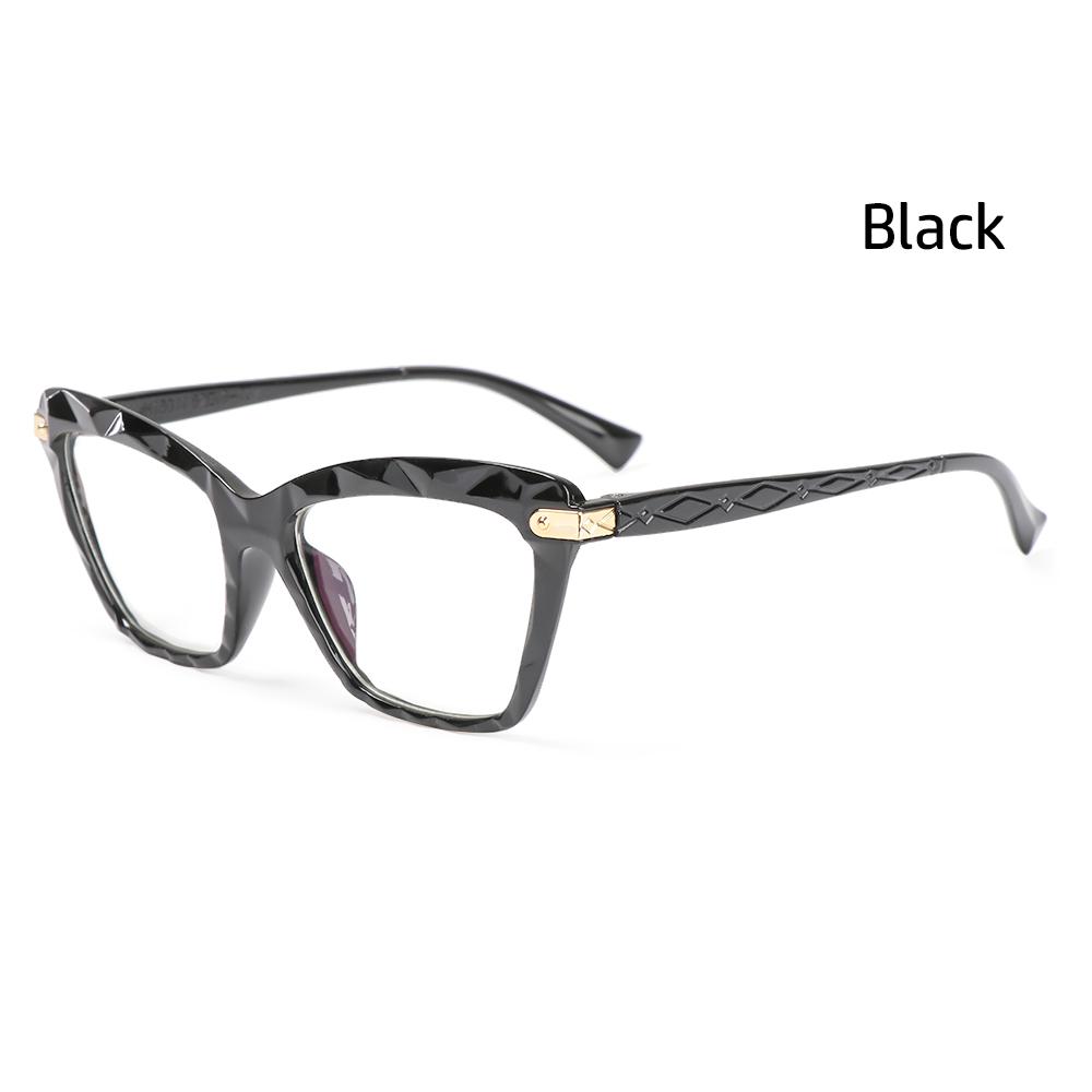 Square Vision Care Oversized Anti-blue Light Glasses Computer Goggles Multi-section Eyeglasses Cat Eye Eyewear