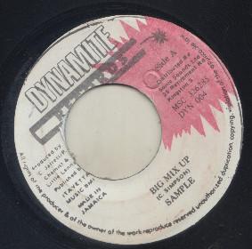 

7inch Record SAMPLE - Big Mix Up DYN004 Dynamite Record Jamaica Reggae, Ska & Dub Used