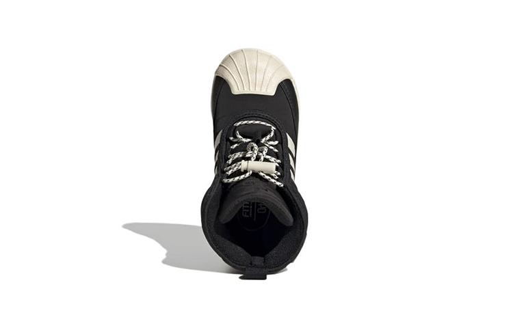 adidas Originals Superstar Collection 360 2.0 High Top Toddler Shoes Black White Infant And Toddler GX9079