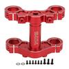 1 4 Electric Motorcycle Triple Tree Clamp Front Shock Absorber Aluminum Triple Clamp Set for Losi Promoto MX Red
