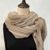 Versatile Linen Scarf Elegant Breathable Cotton Scarf Sun Protection Thin Shoulder Wrap Summer Spring Autumn for Women