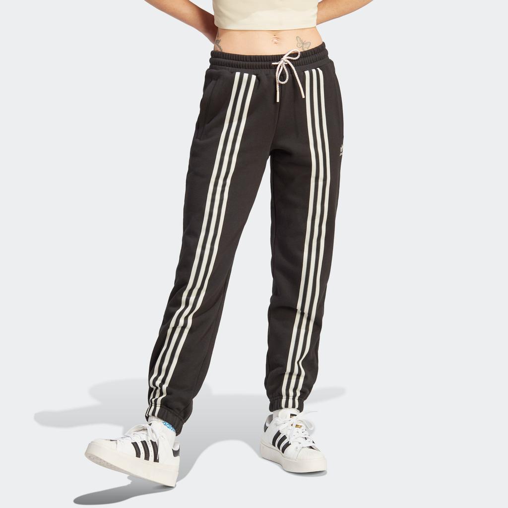 Adidas Originals Adicolor 70er Retro 3-Streifen Jogginghose Damen Unterteile Schwarz IK7855
