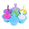 Household Reusable Silicone Ice Cream Molds DIY Making Mold Tool Kitchen Supplies