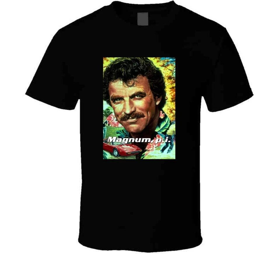 Magnum Pi Tv Show Tee 80s Retro Television Series T Shirt 3XL