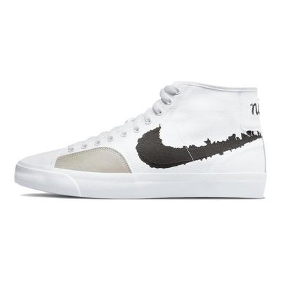 Blazer Court Mid Premium SB White Black Unisex Sneakers DM8553-100