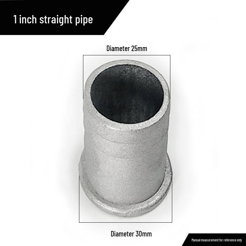 Gasoline Engine Water Pump Complete Accessory Set: Self-Priming Pump with 2/3/4 Inch Aluminum Connector, Straight Pipe, and Flat Washer.