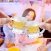 Mini Plastic Beer Tasting Shot Glasses 1 Oz for Beer Festival Birthday Wedding Party Supplies BBQ Picnics 12 Small Cups 1.75 Inch Tall