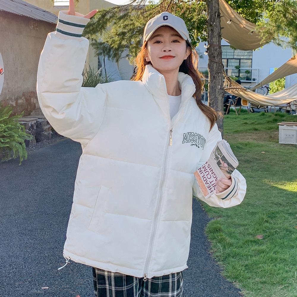 Cotton Clothes Women's 2025 New Winter Korean Version Student Loose Slimming Warm Bread Jacket Thickened Down Cotton Jacket