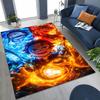 Anime Demon S-Slayer Kamado Nezuko Tanjirou Cartoon Rug for Bedroom Living Room Sofa Home Doormat Decor,Kids Non-slip Floor Mat