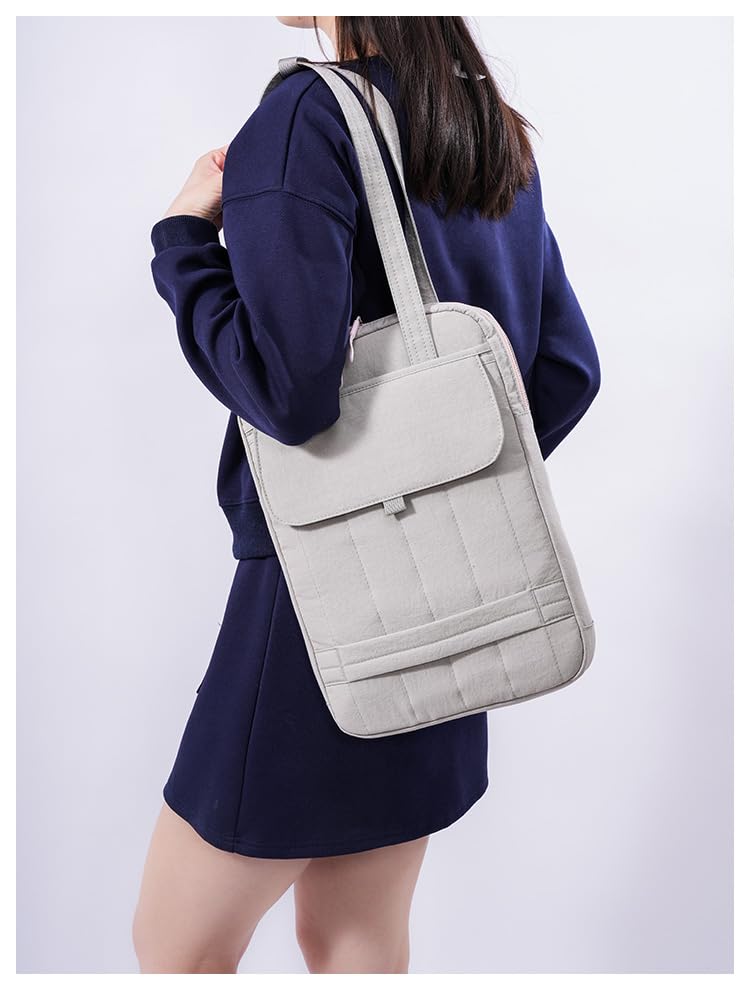 [YUNQIUZORI] Einfache und multifunktionale Computertasche, Laptoptasche mit Schultergurt, Mehrzweck-Tragetasche, Einfacher iPad-Schutz für Pendler, Mehrere Farben