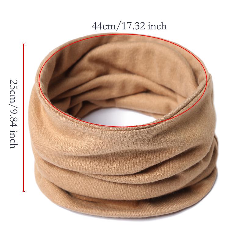 New Winter Muffler Knitting Neck Cover Fashion Solid Men Women Cold-Proof Scarf Outdoors Warm Cycling Neckerchief Wind Mask