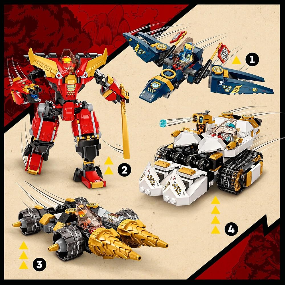 LEGO Ninjago Ninja Ultra Mech Suit Building Set 71765 Toy for Boys Age 9 and Up