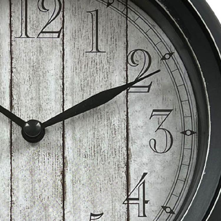 Vintage Table Clock Quiet Mechanism Enhances Home Decoration Elegant Desk Clock