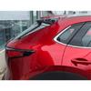 For Mazda CX-30 CX30     ABS Chrome Rear Tail Window Spoiler Triangle Molding Cover Trim Sticker Car Accessories