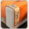 Solid Color Anti-slip Couch Cushion for Living Room Sofas Universal Armchair Slipcover Towel 1 Pcs Chinese Style Sofa Covers with Embroidery Edge