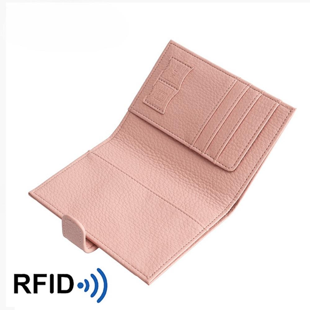 Multifunctional Wallet Travel Ticket Clip ID Case Wallet Universal RFID Passport Bag