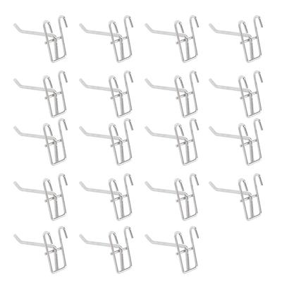 15pcs Gridwall Peg Hooks Panel Display Hooks Gridwall Hooks Gridwall Display Hooks for Retail Shop Garages Workshops
