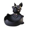 1pc fashionable dog statue - storage box - animal resin imitation handicraft suitable for home decoration and holiday gifts