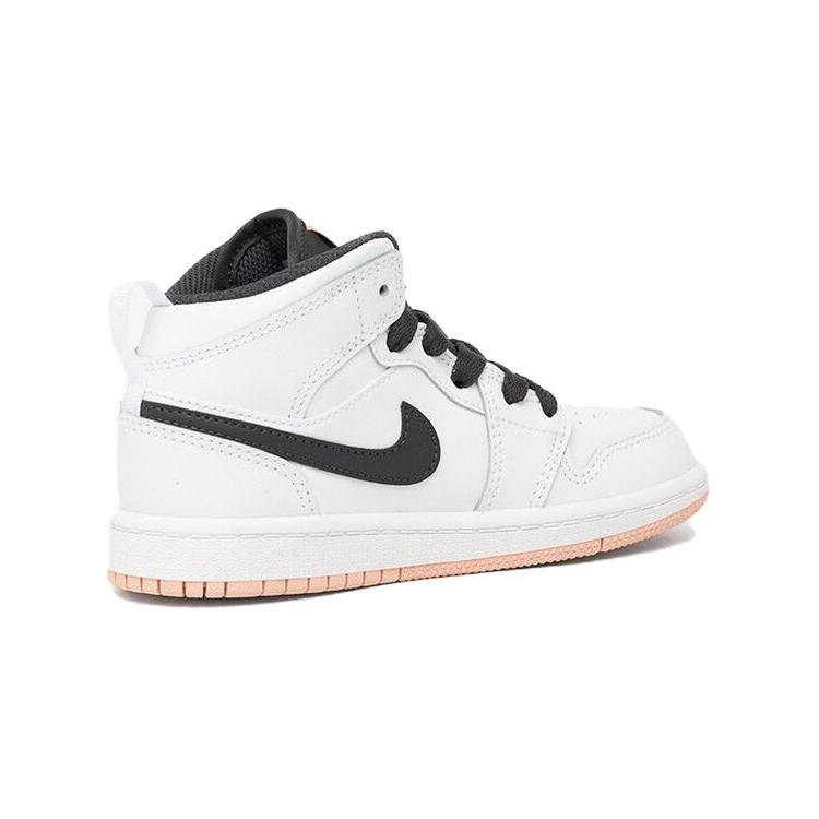 New Jordan 1 Mid PS White Arctic Orange 640734-180