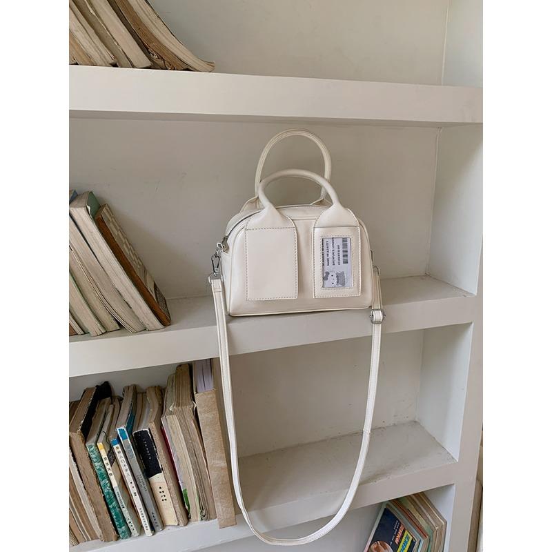 

Сумка-тоут Одноплечевая Сумка через плечо Универсальная Сумка-боулинг Модная Маленькая Сумка белый