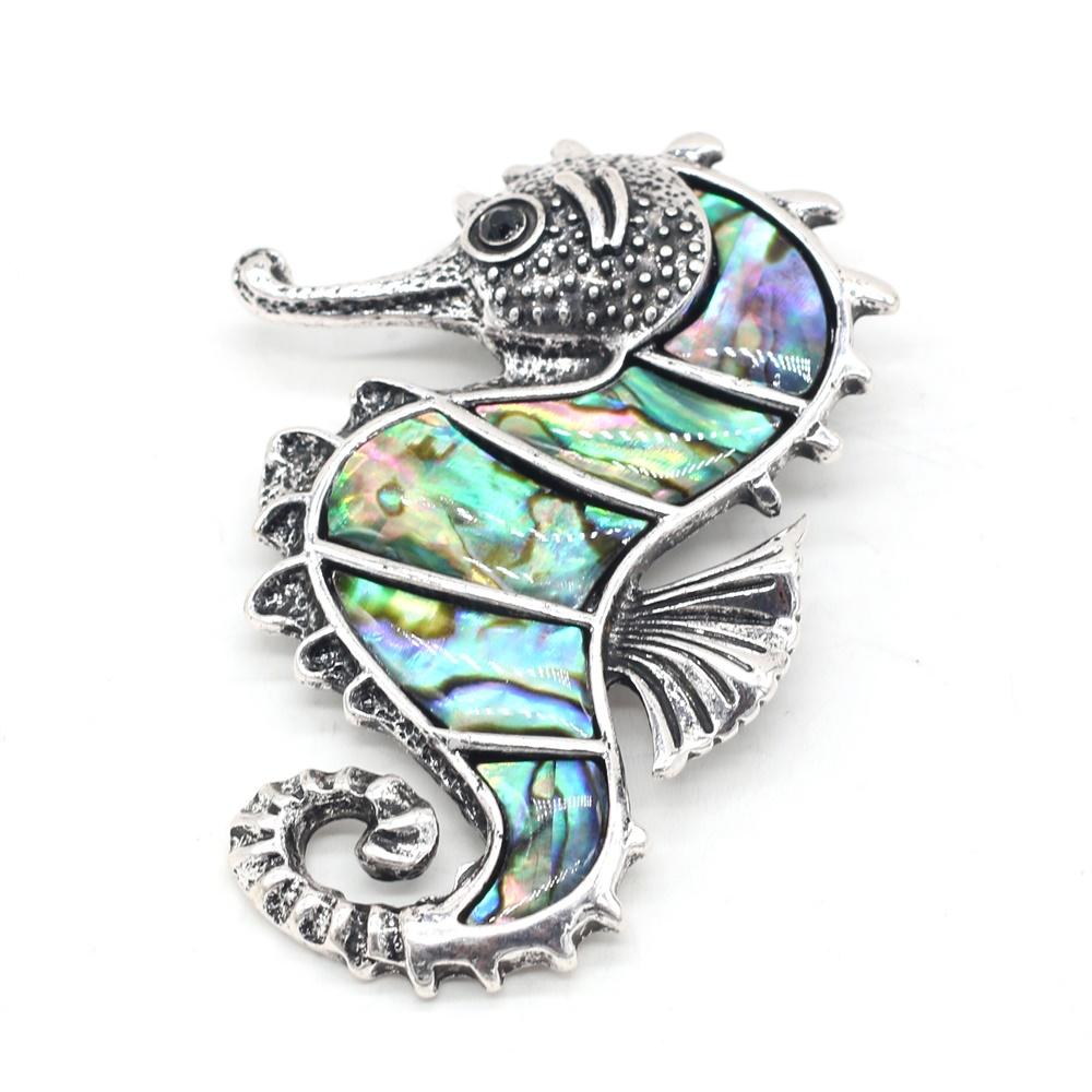 1 ks prívesok z prírodnej mušle, prívesky v tvare hrocha na výrobu šperkov, doplnky k náhrdelníkom, závesné brošne, halloweenske darčeky 56 x 40 mm