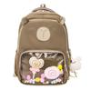 Schoolbag female new cute ugly cute cartoon pain layer backpack high value primary and secondary school students large capacity backpack male