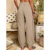 Women's Fashion Casual Solid Color Print Pants & Capris