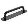 Steel Oval Door Handle Strong Rusts Proof with Comfortable Grip Secure Mounting Barn Door Handle for Home