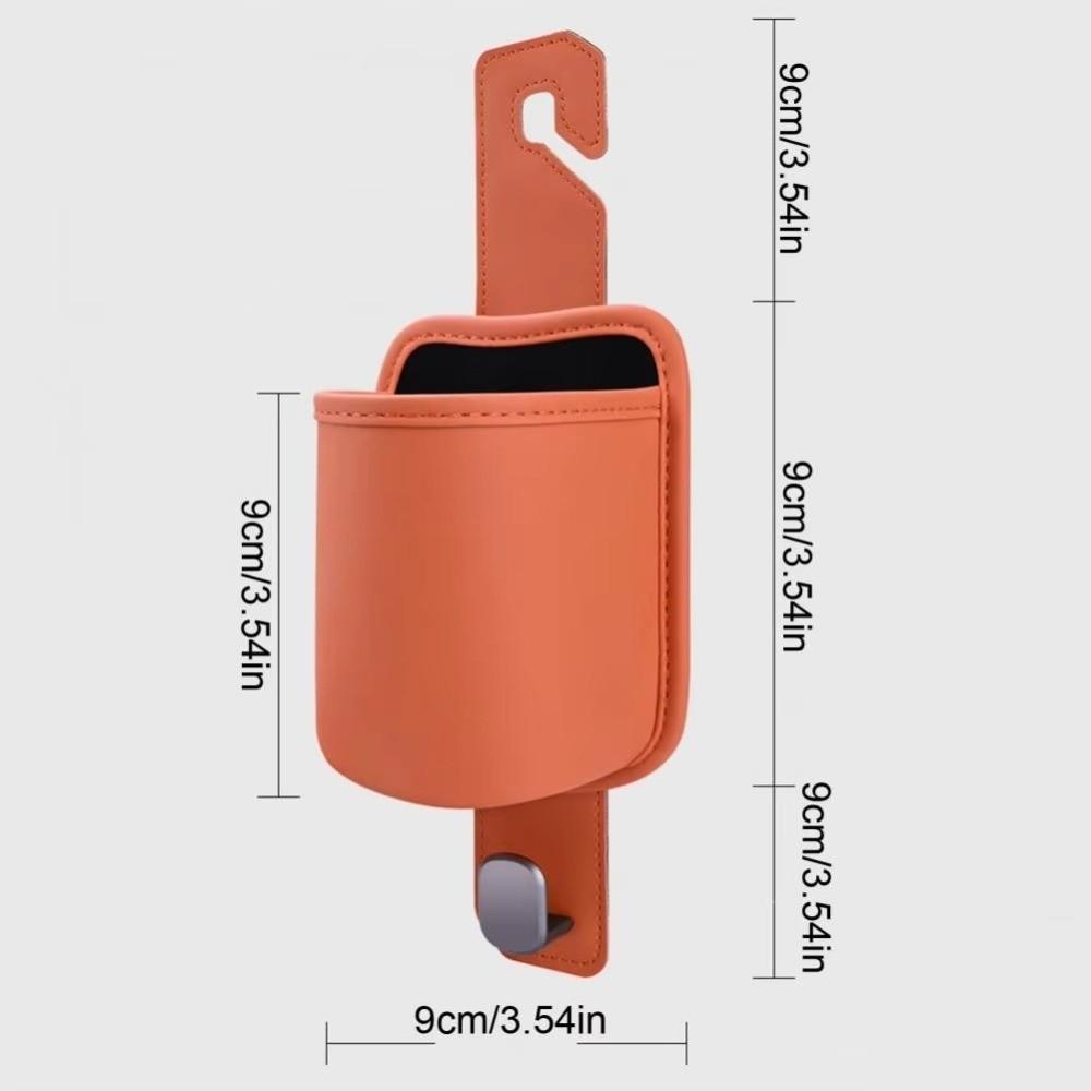 Universal Car Hanging Drink Holder Leather Auto Backseat Organizer  Car Interior Accessories