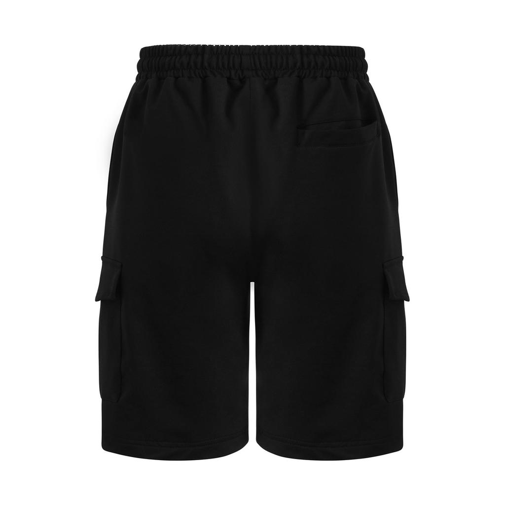 Men's Multi-pocket Cargo Shorts, Loose-fitting Casual Athletic Pants, Straight Leg, Five-point Pants