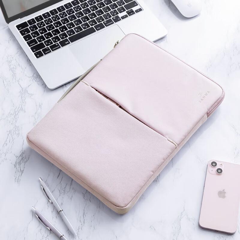 SANWA SUPPLY Laptop Sleeve, Lenovo Apple Pro Storage Case Protective Cover, Lavender Purple 13.3 Inch