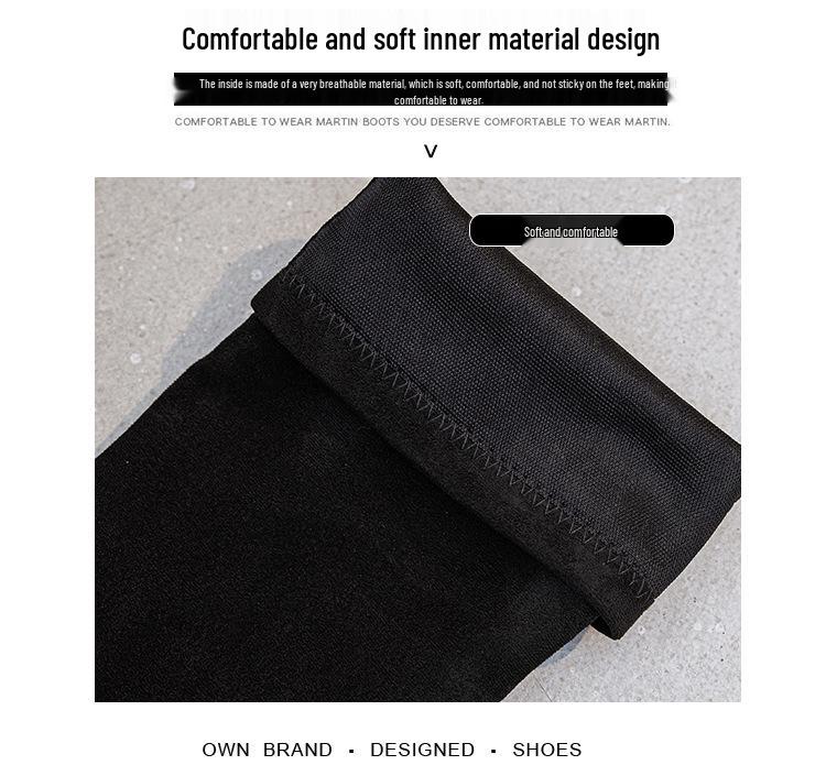 Botas Femininas de Cano Alto com Sola Grossa de 14cm - Outono/Inverno 2025 Plissado Irregular Cor Sólida