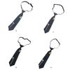 Fashion Shirt Tie for Formal Event Unisex Heart Bear Brooch Tie Uniform Tie for Evening Party Role Play Tie Neckwear