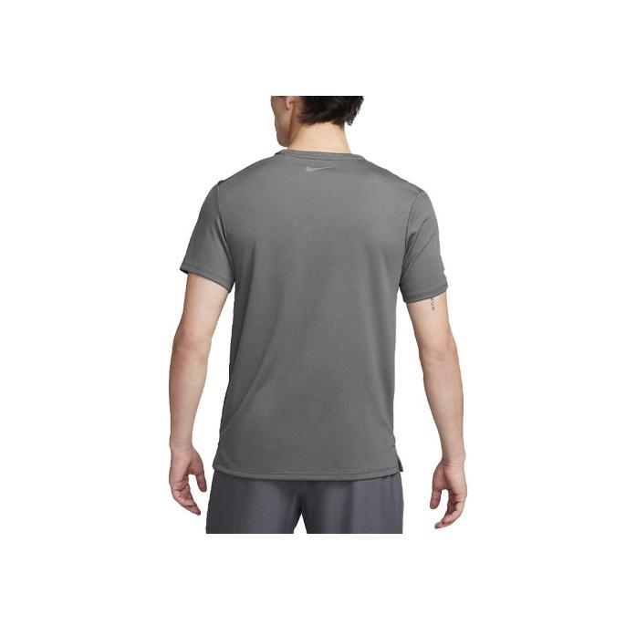 Nike Striped Logo Print Crew Neck Short Sleeve T-Shirt Men Tops Gray FN3052-068