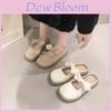 Soft Sole Comfortable Butterfly Knot Casual Sandals For Girls In Beige And Apricot