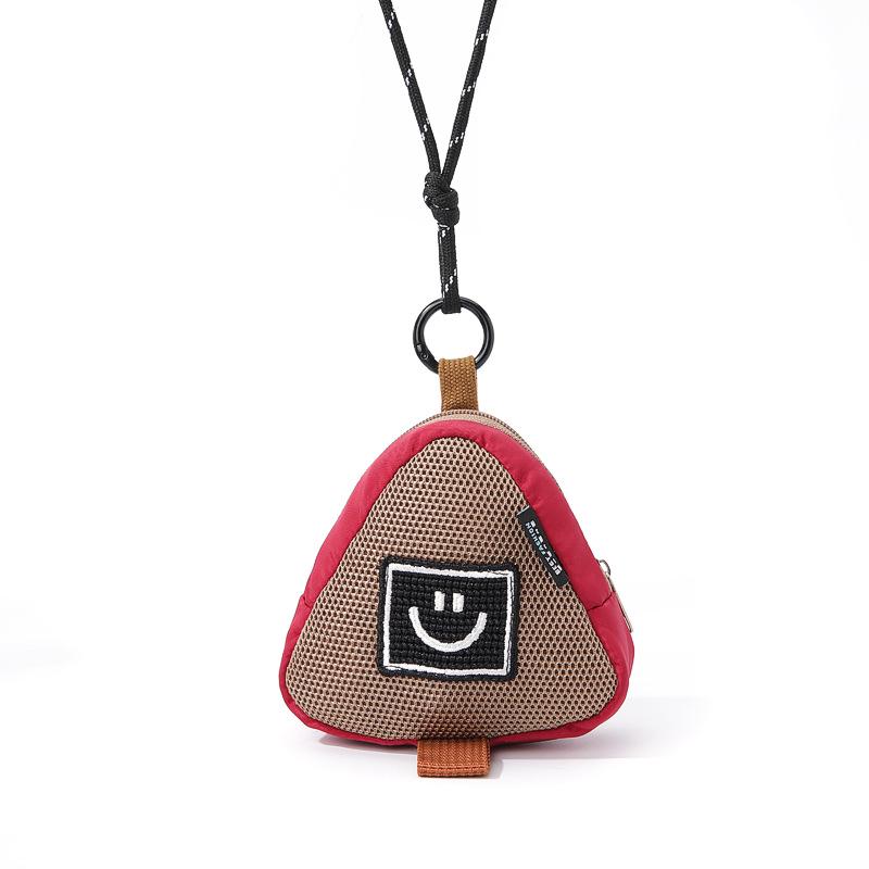 Creative Mini Earphone & Coin Bag with Logo Print - Portable Storage & Key Pendant