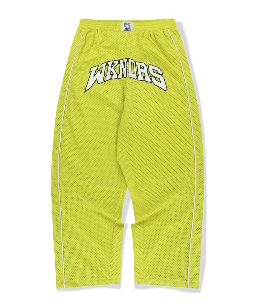 WKNDRS Court Mesh Track Pants (Lime)