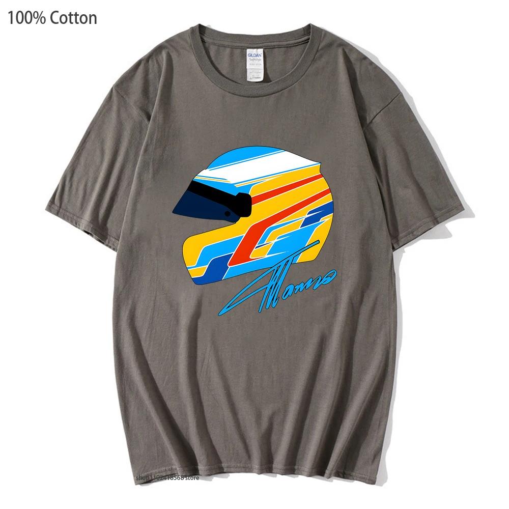 Men's Cotton F1 Shirt Cool Tshirt Oversized Y2k Clothes Funny Games Women's Short Sleeve Top Male Clothing Short Sleeved