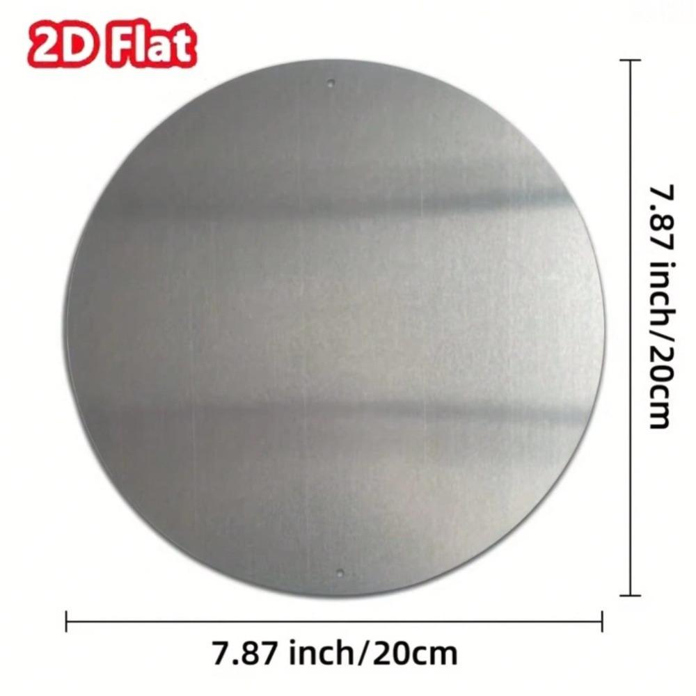 Christmas Nativity Wall Art Aluminum Round Sign 3D Vision Front Door Decor