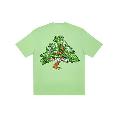 Palace SS22 Bonsai Logo Print Rundhals-T-Shirt Unisex Tops Pistaziengrün P22TS190