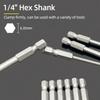 50/75/100/150mm Security Tamper Proof Magnetic Screwdriver Set Drill Bit Screw Driver Bits Hex Torx Flat Head 1/4" Hand Tools